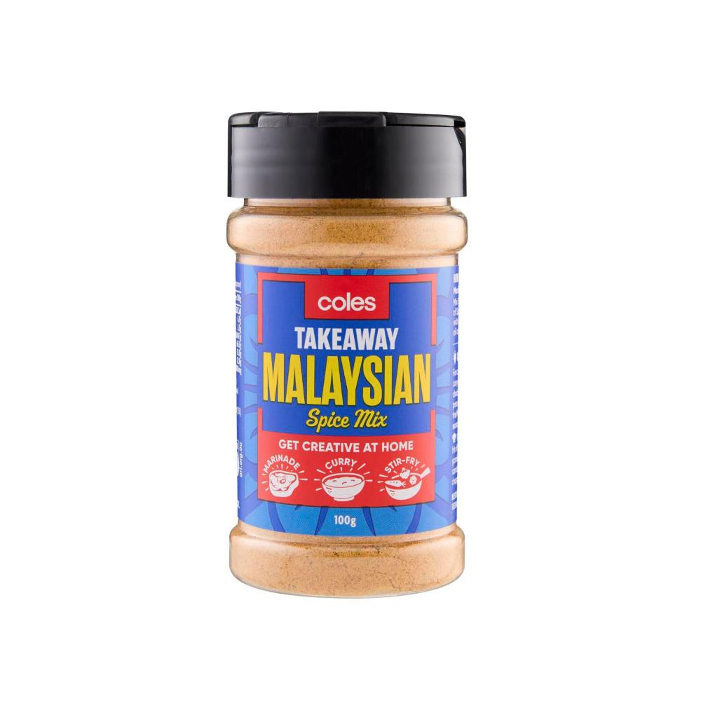 Coles Malaysian Takeaway Spice Mix 100g-image