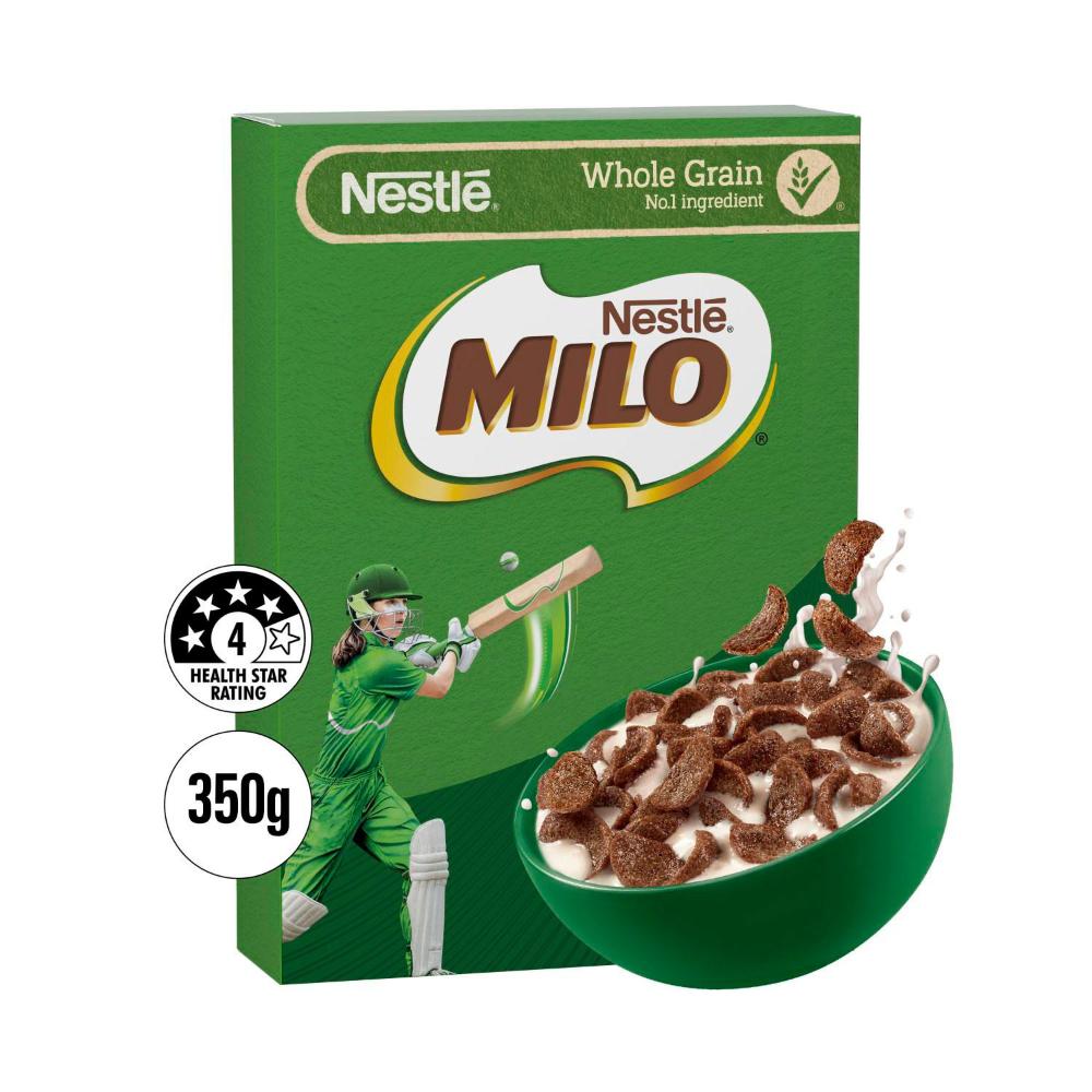 Nestle Milo Whole Grain Energy & Fibre Breakfast Cereal 350g-image
