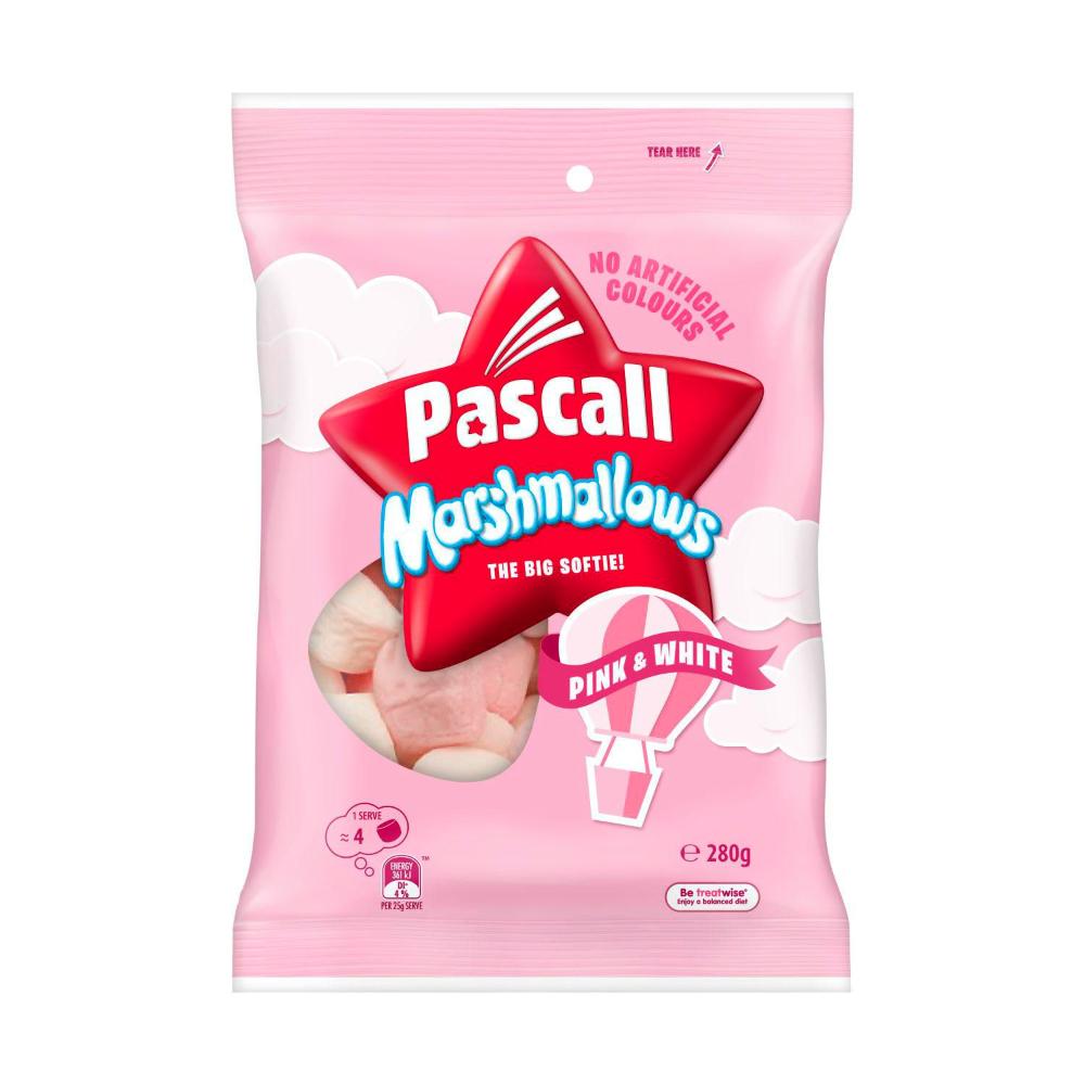 Pascall Pink And White Marshmallows 280g-image