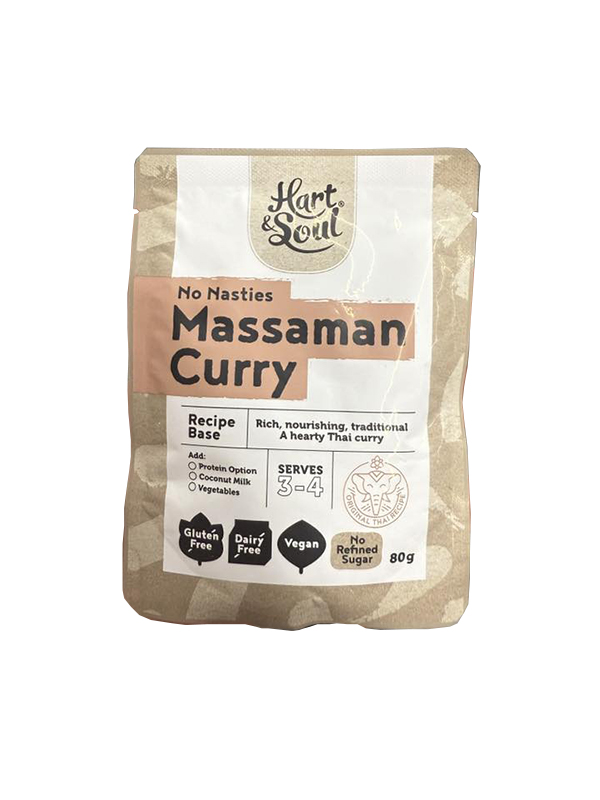 Hart & Soul All Natural Massaman Curry Recipe Base 80g-image
