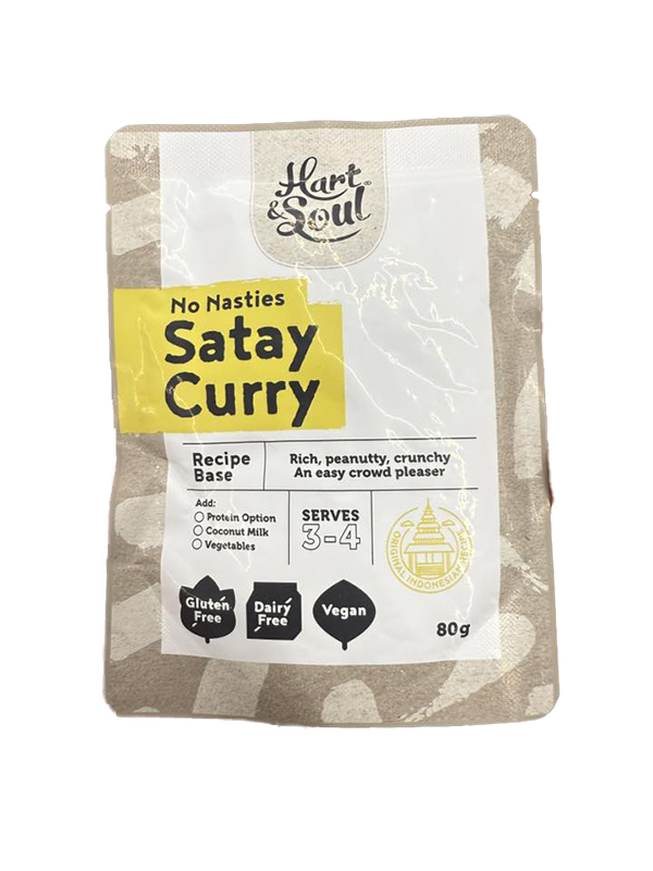 Hart & Soul All Natural Satay Curry Recipe Base 80g-image