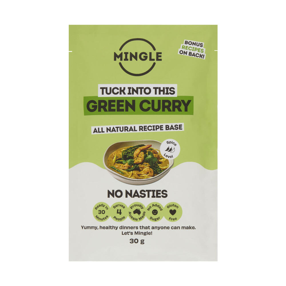 Mingle Create Your Own Green Curry Recipe Base 30g-image